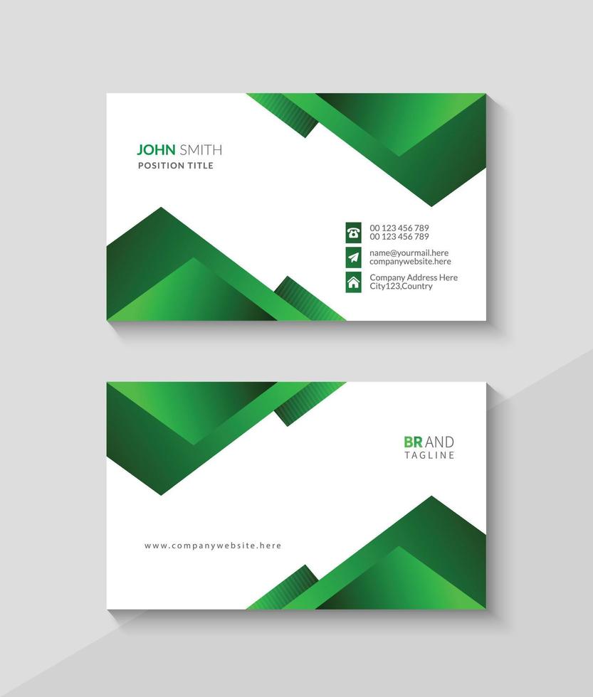 Creative business card design, Modern and minimal visiting card template vector