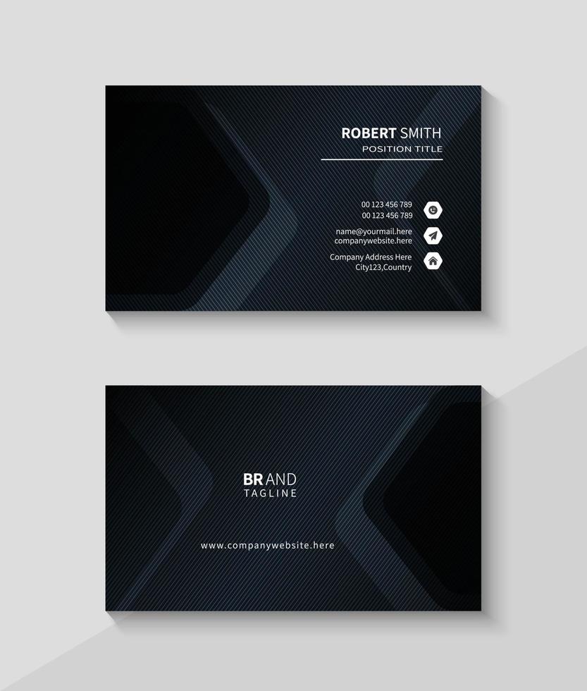 Creative business card design, Modern and minimal visiting card template vector