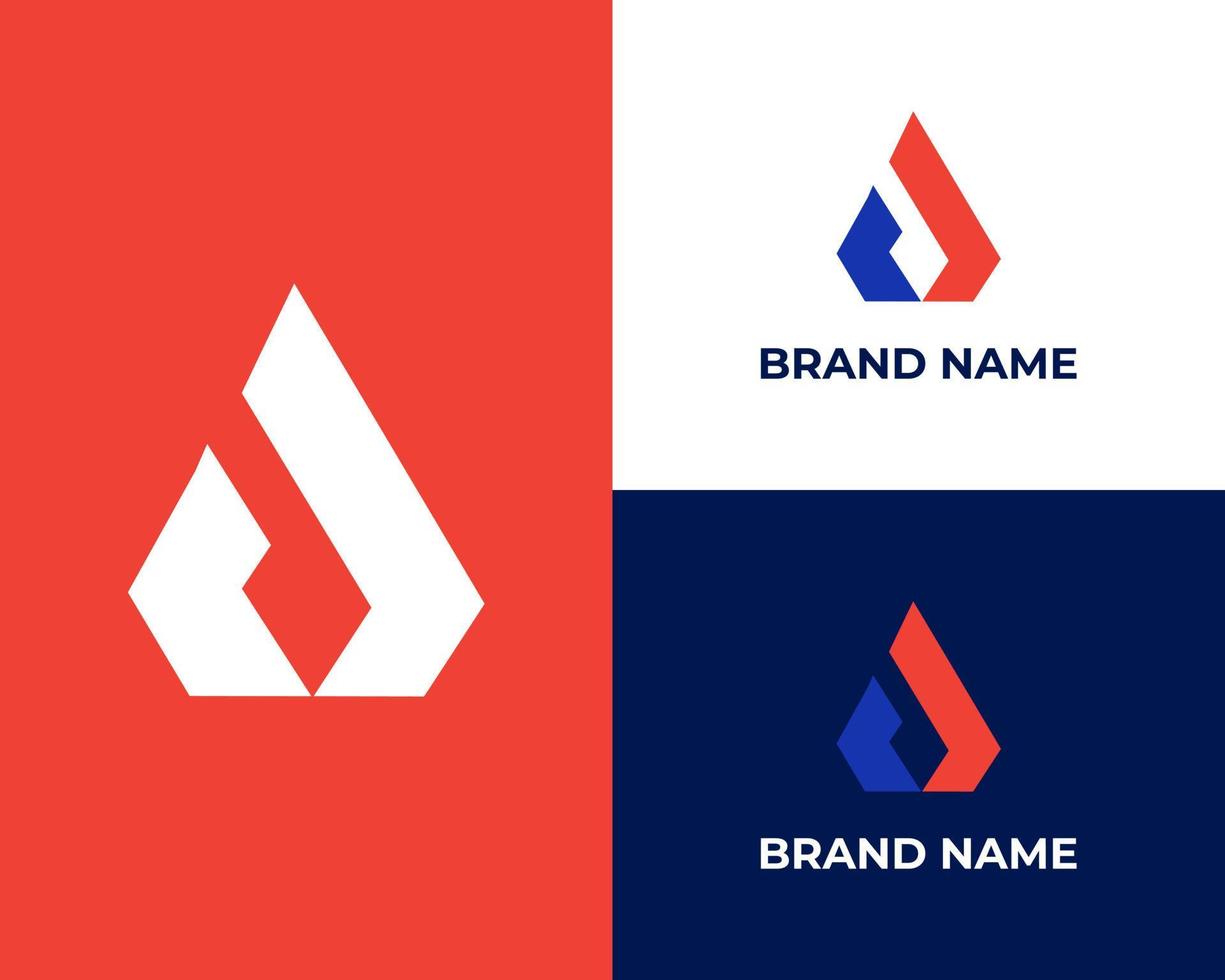 WB Alphabets Letters Logo Monogram with fire shape vector
