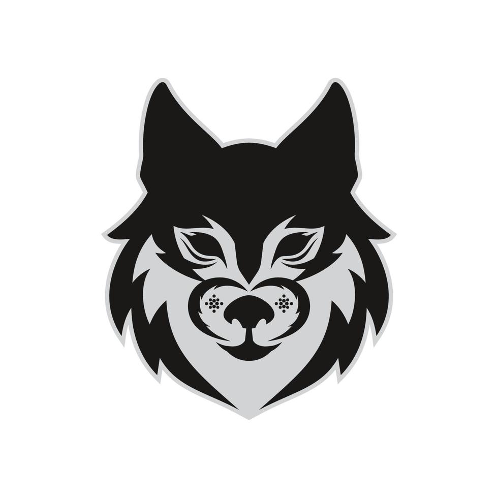 Wolf vector illustration design