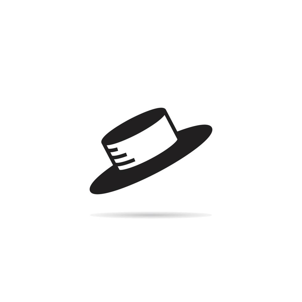 top hat vector illustration