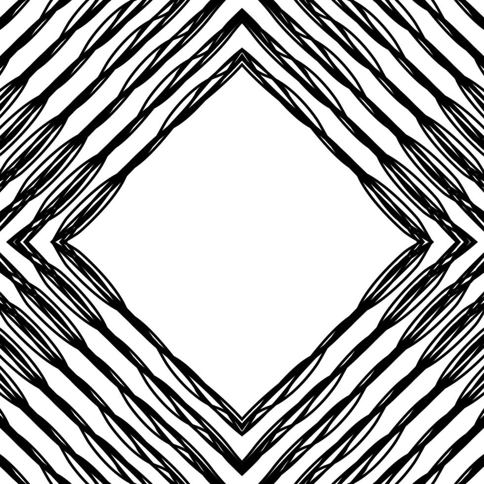 Artistic Abstract Lines Motifs Pattern for Decoration, Background, Ornate or Graphic Design Element. Vector Illustration
