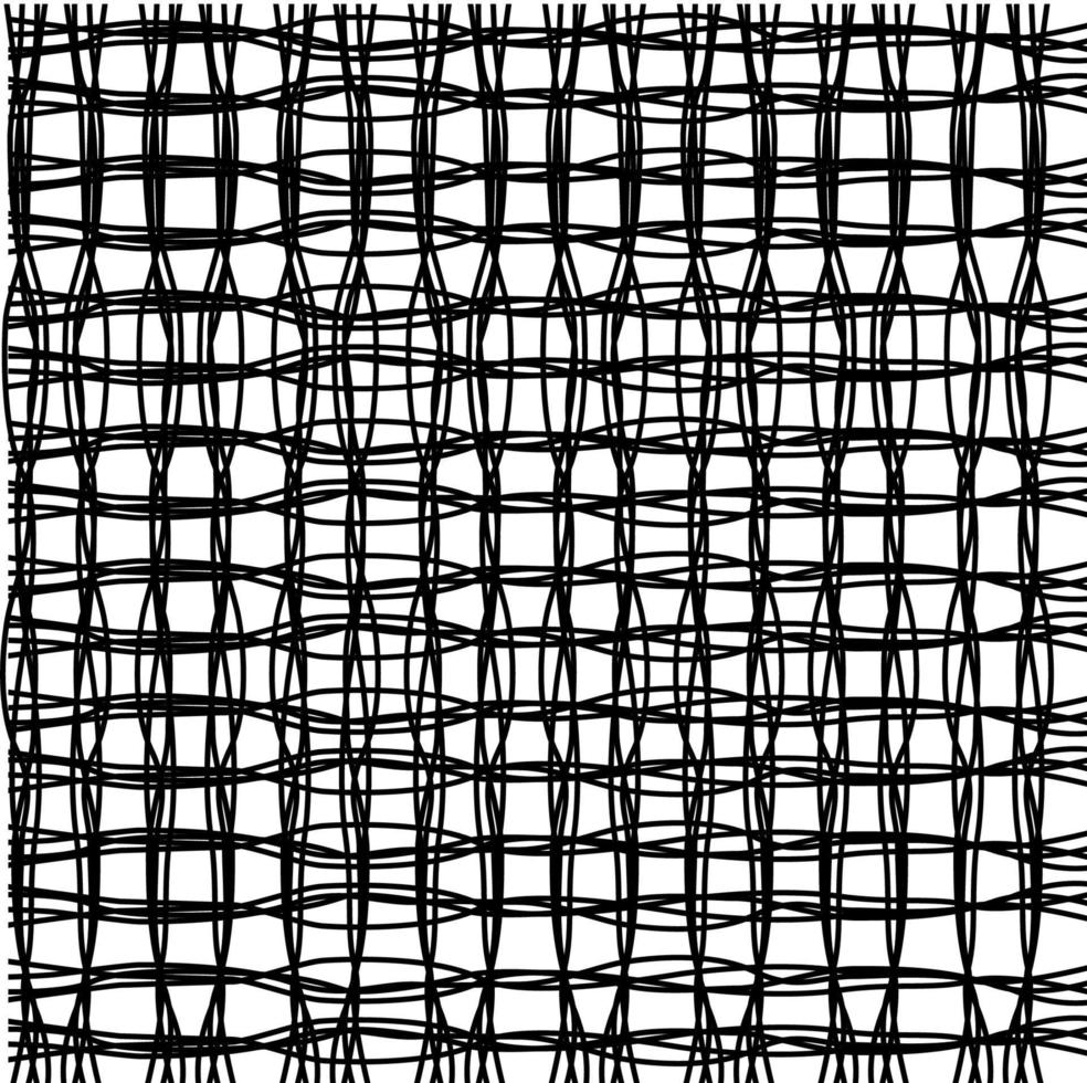 Artistic Abstract Lines Motifs Pattern for Decoration, Background, Ornate or Graphic Design Element. Vector Illustration