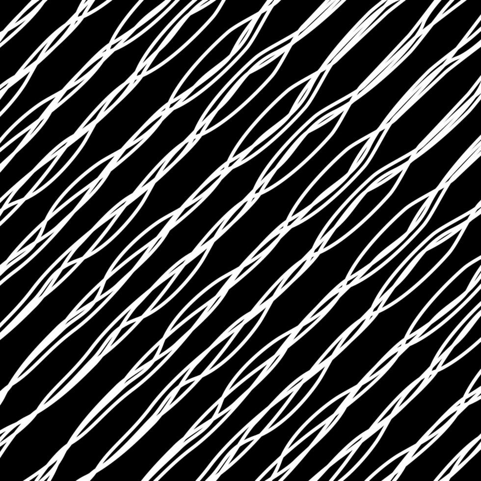Artistic Abstract Lines Motifs Pattern for Decoration, Background, Ornate or Graphic Design Element. Vector Illustration