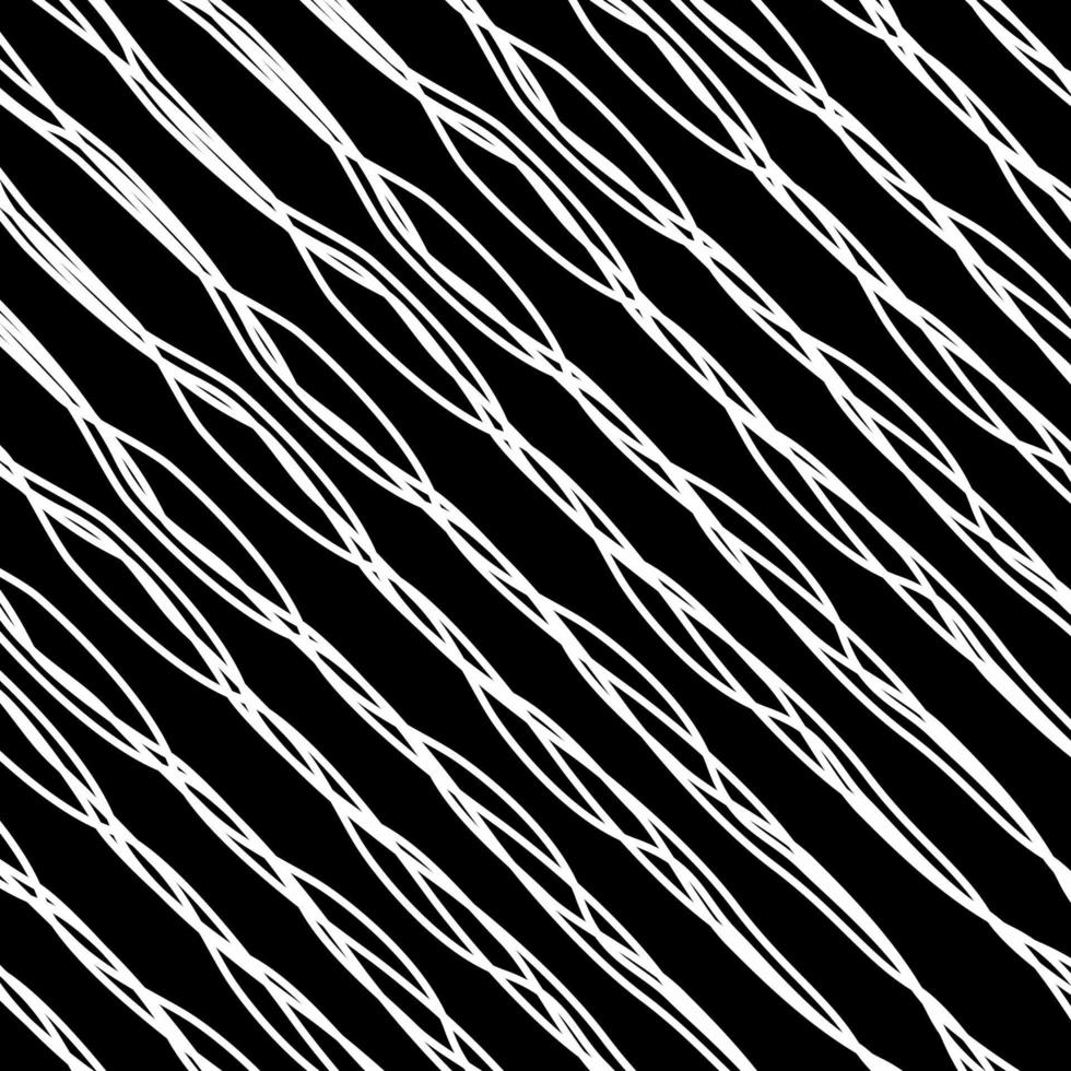 Artistic Abstract Lines Motifs Pattern for Decoration, Background, Ornate or Graphic Design Element. Vector Illustration