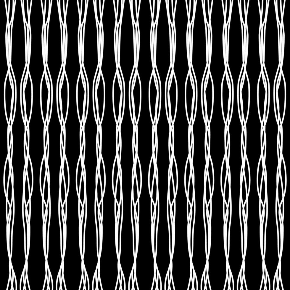 Artistic Abstract Lines Motifs Pattern for Decoration, Background, Ornate or Graphic Design Element. Vector Illustration