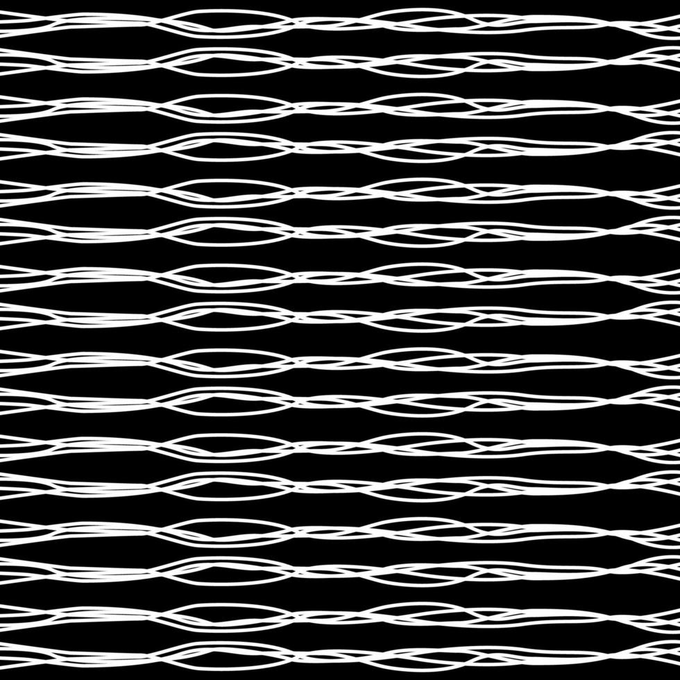 Artistic Abstract Lines Motifs Pattern for Decoration, Background, Ornate or Graphic Design Element. Vector Illustration
