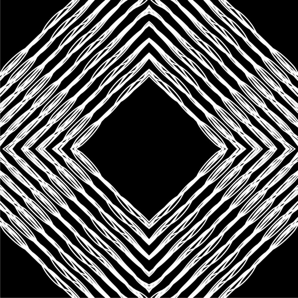 Artistic Abstract Lines Motifs Pattern for Decoration, Background, Ornate or Graphic Design Element. Vector Illustration