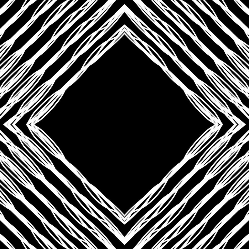 Artistic Abstract Lines Motifs Pattern for Decoration, Background, Ornate or Graphic Design Element. Vector Illustration