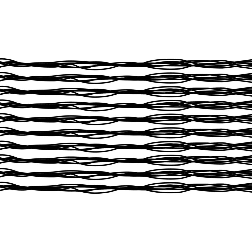 Artistic Abstract Lines Motifs Pattern for Decoration, Background, Ornate or Graphic Design Element. Vector Illustration