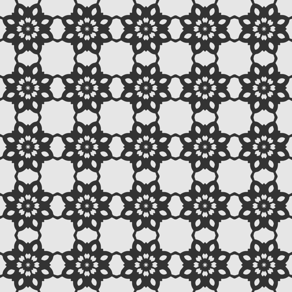 vector geometric flower shapes pattern background
