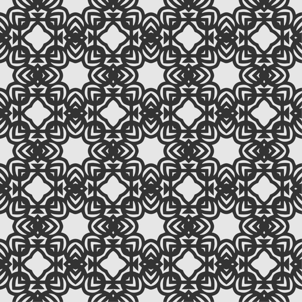vector geometric flower shapes pattern background