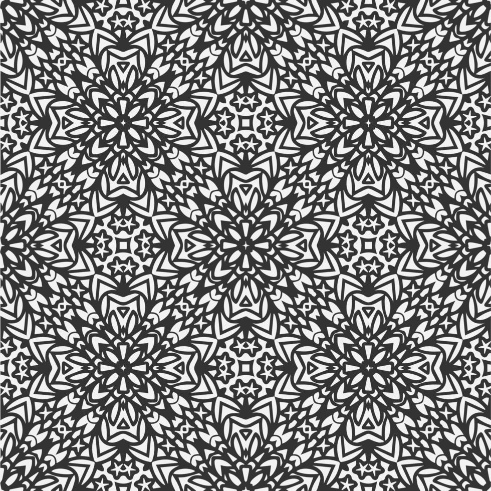 vector geometric flower shapes pattern background