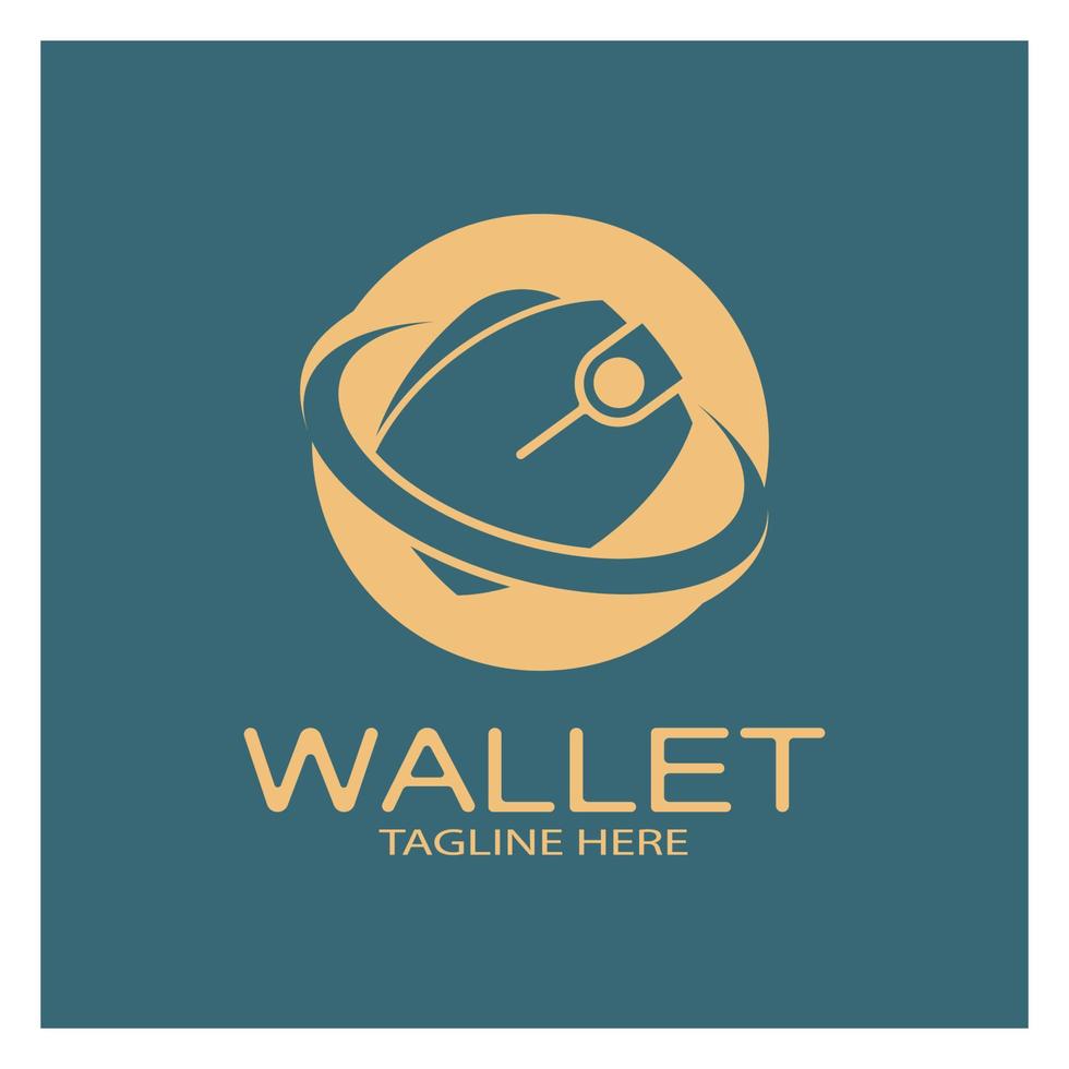 e wallet logo design illustration icon with a simple modern concept, for electronic wallets, digital money storage applications, digital savings, digital money transactions,vector vector