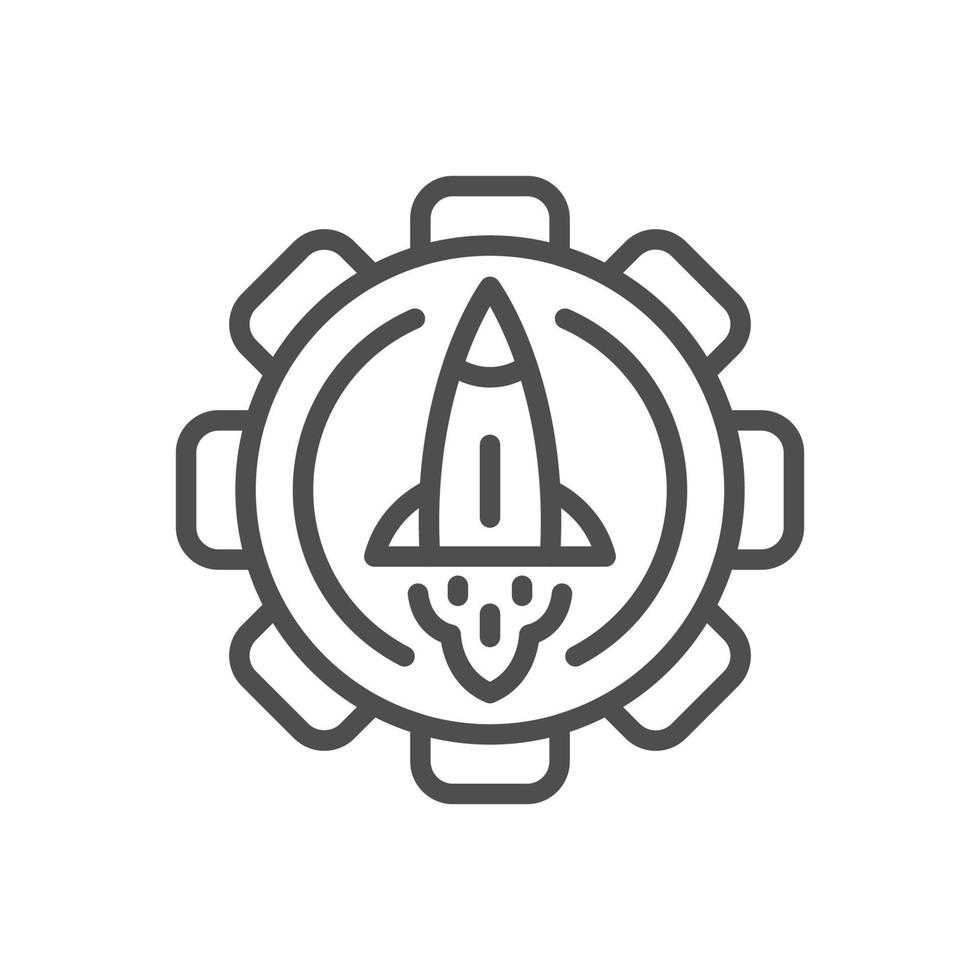 Startup and Devlopment line icons and simple Vector set for website and mobile apps.