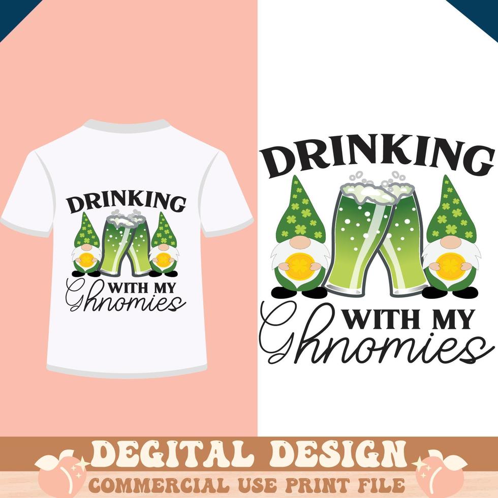 drinking with my ghnomies vector