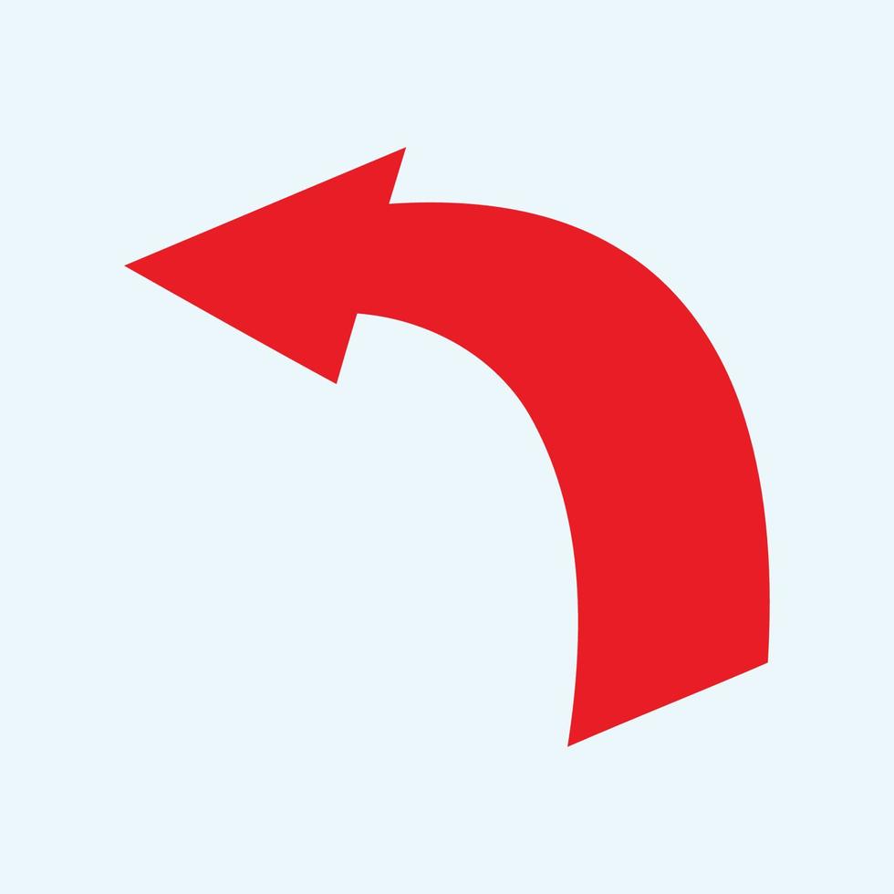 Red arrow icon vector EPS- 10