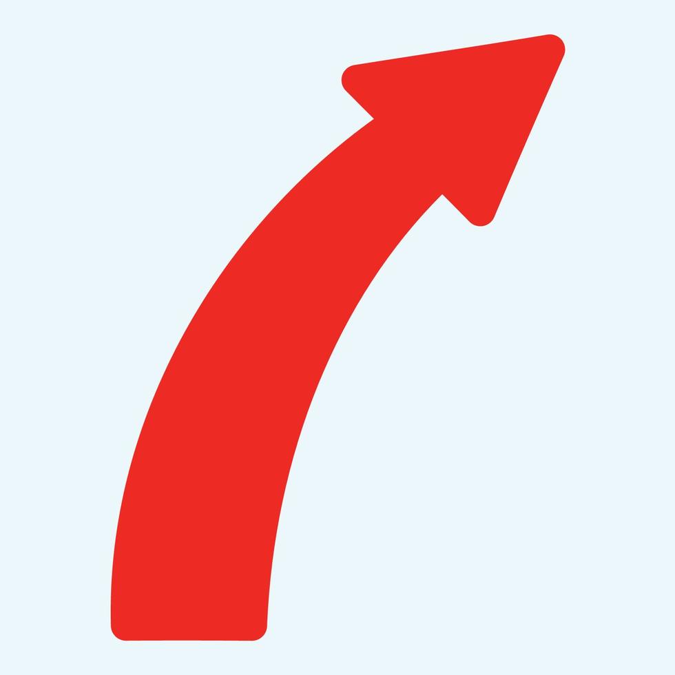 Red arrow icon vector EPS- 10
