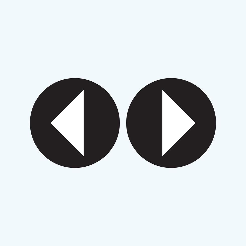 Play button icon in trendy flat style isolated on grey background. Play symbol for your web site design, logo, app, UI. Vector illustration