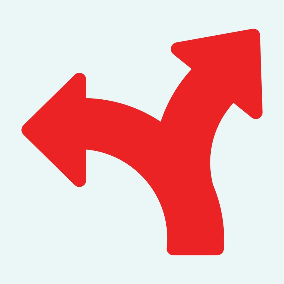 Red arrow icon vector EPS- 10