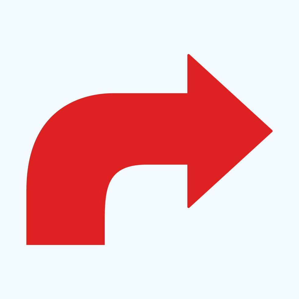 Red arrow icon vector EPS- 10