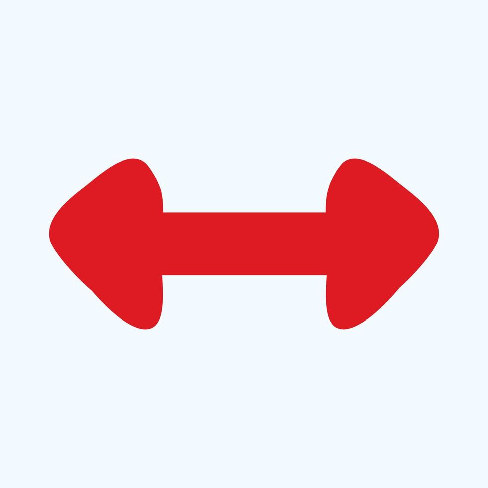 Red arrow icon vector EPS- 10