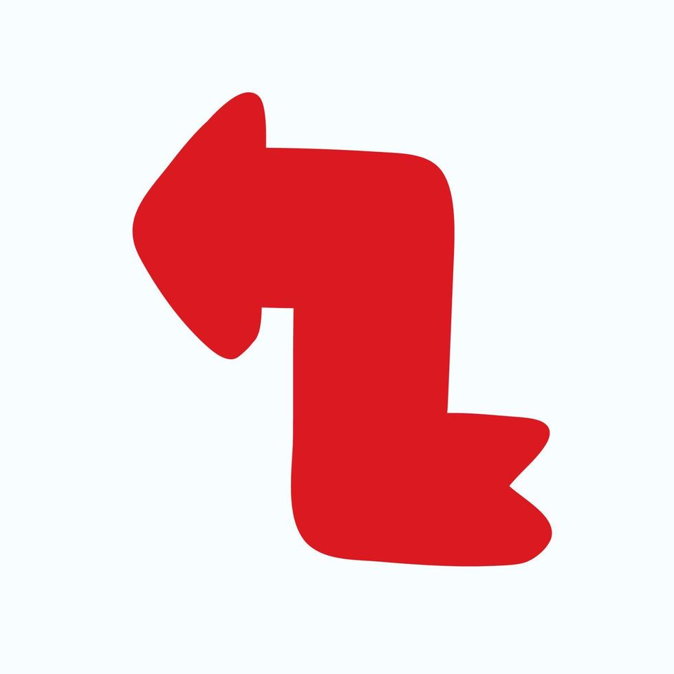 Red arrow icon vector EPS- 10