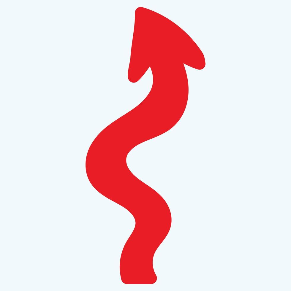 Red arrow icon vector EPS- 10