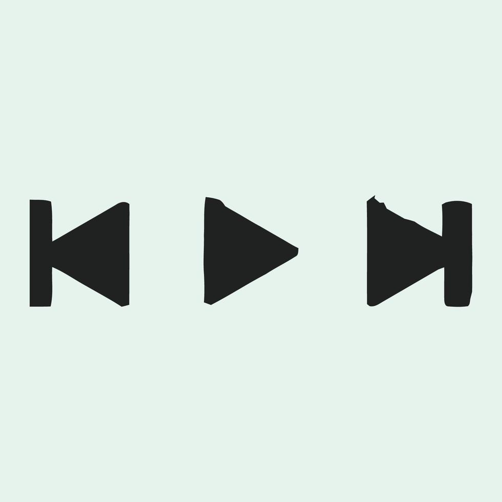 Black arrow icon vector EPS- 10
