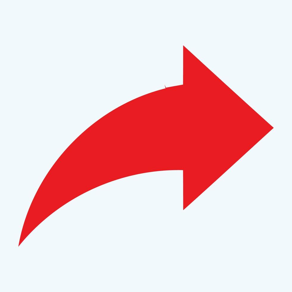 Red arrow icon vector EPS- 10