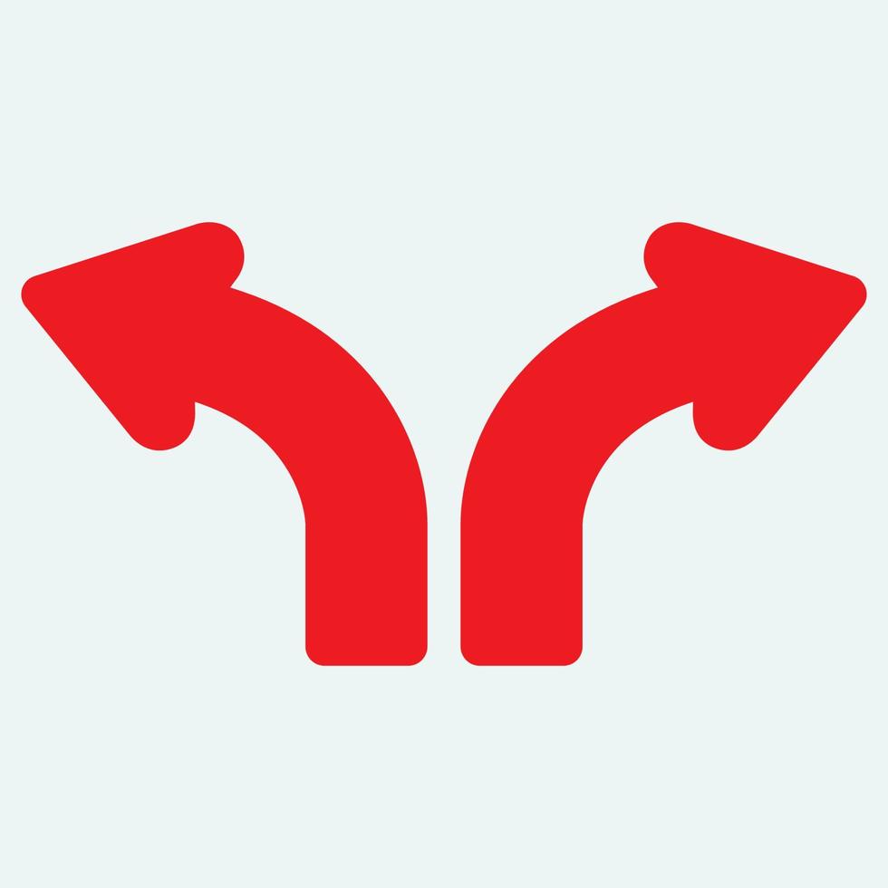 Red arrow icon vector EPS- 10