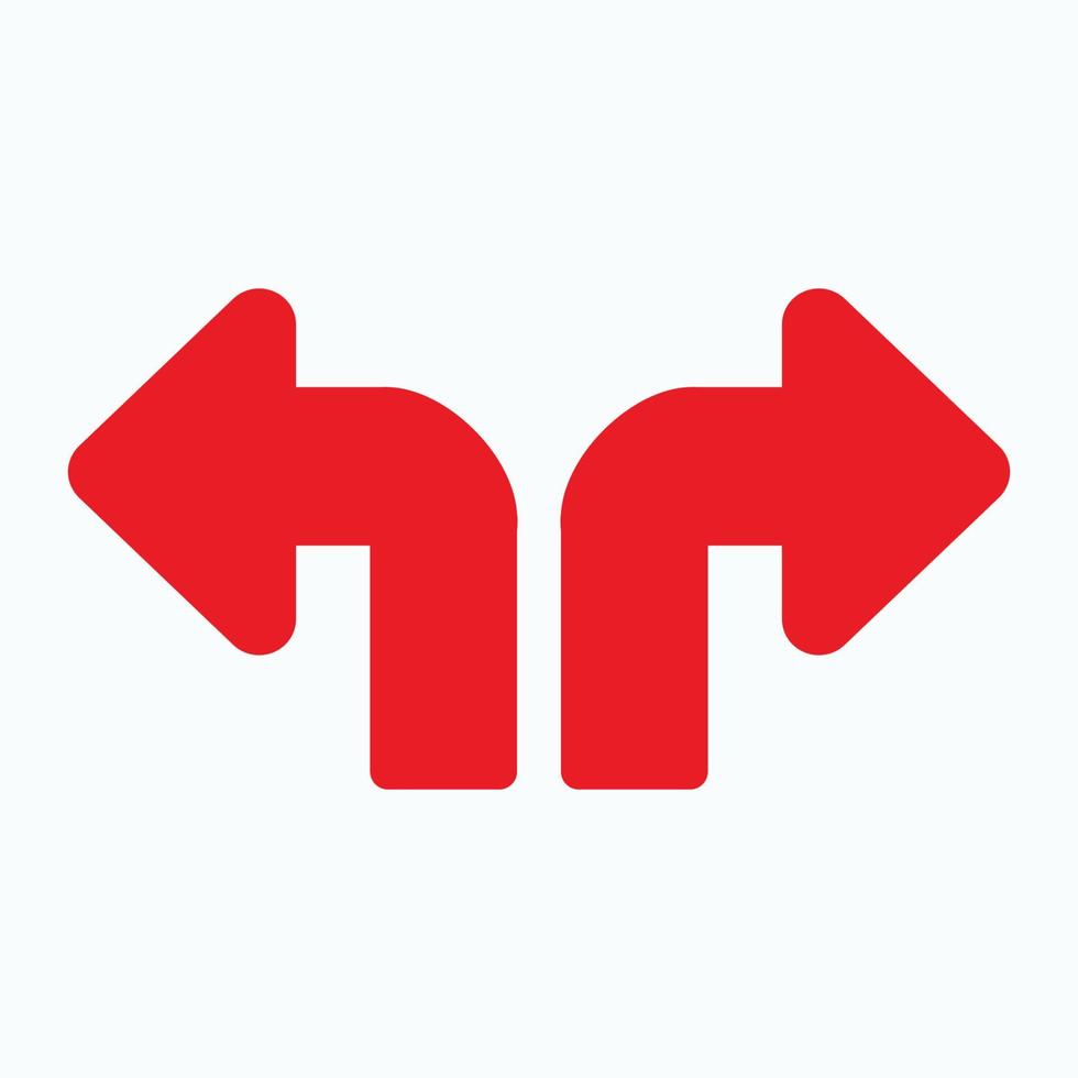 Red arrow icon vector EPS- 10