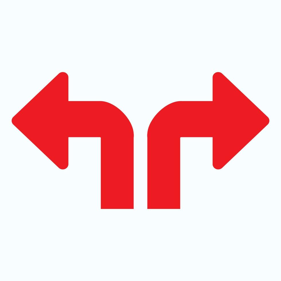 Red arrow icon vector EPS- 10