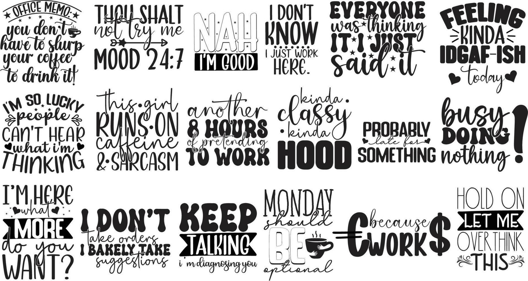 Svg Quotes Bundle vector