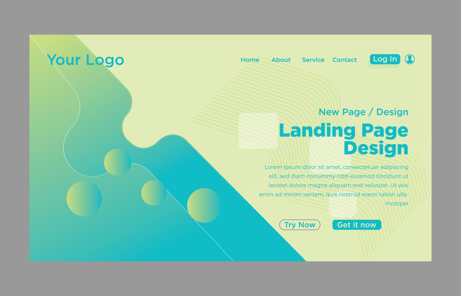Landing page design . Modern Landing Page Templates .Landing page ...
