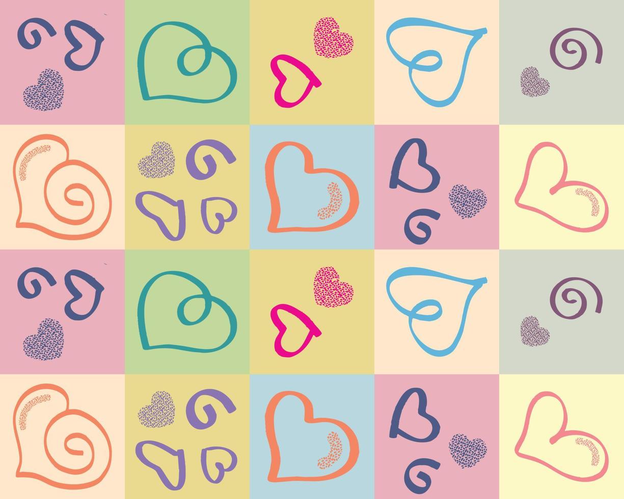 Print. Background. Valentine vector