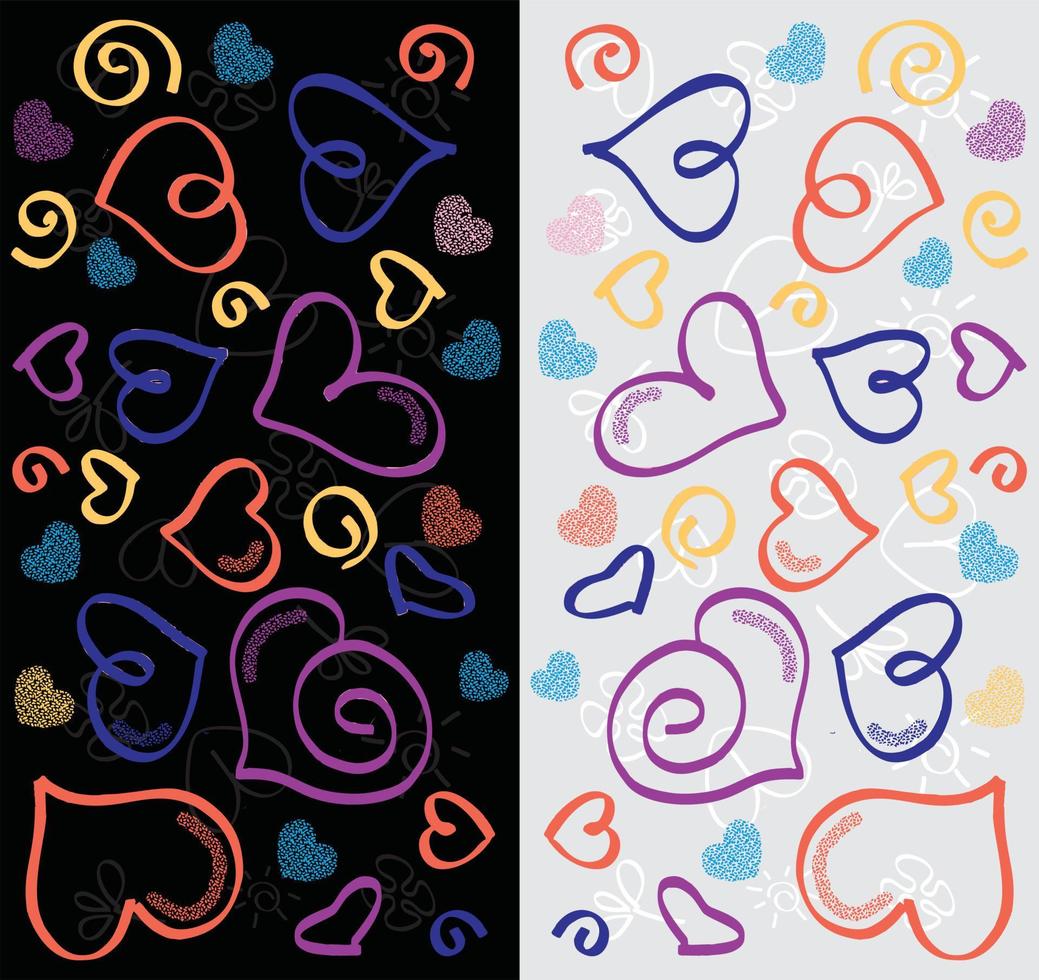 Background. hearts. icon. vector
