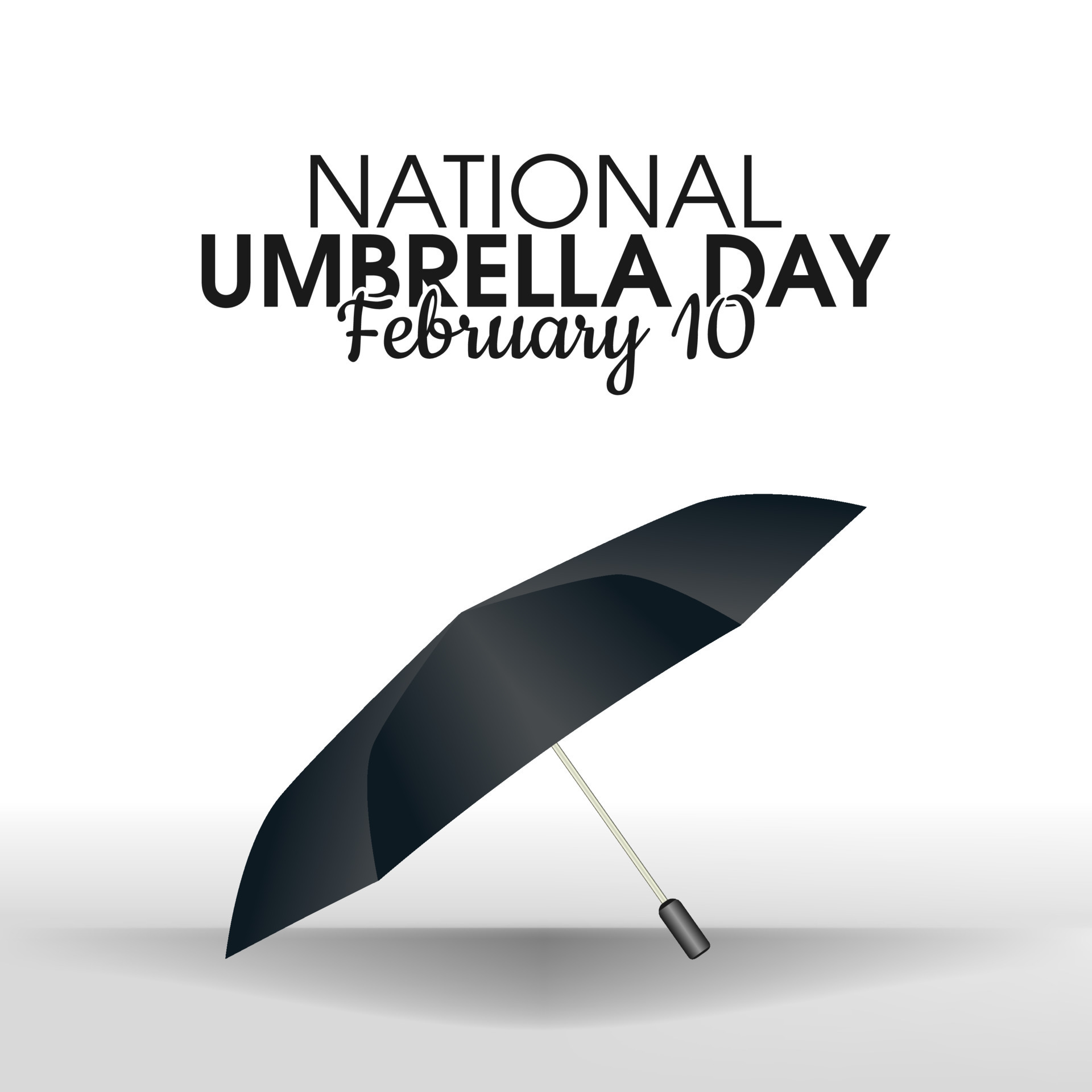 vector graphic of national umbrella day good for national umbrella day