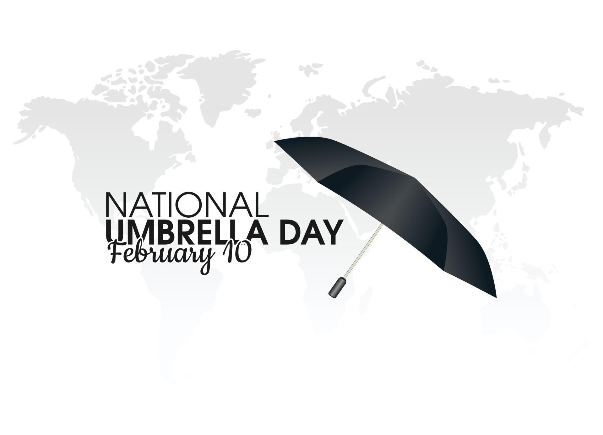 vector graphic of national umbrella day good for national umbrella day