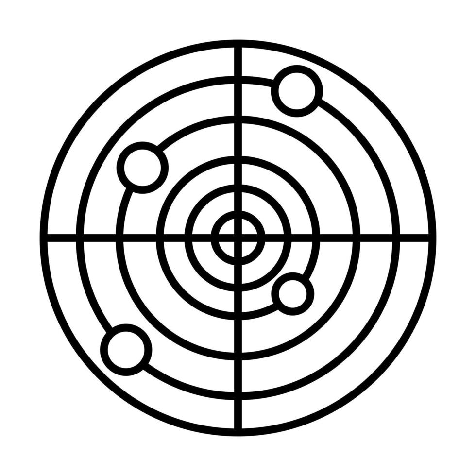 Radar Vector Icon
