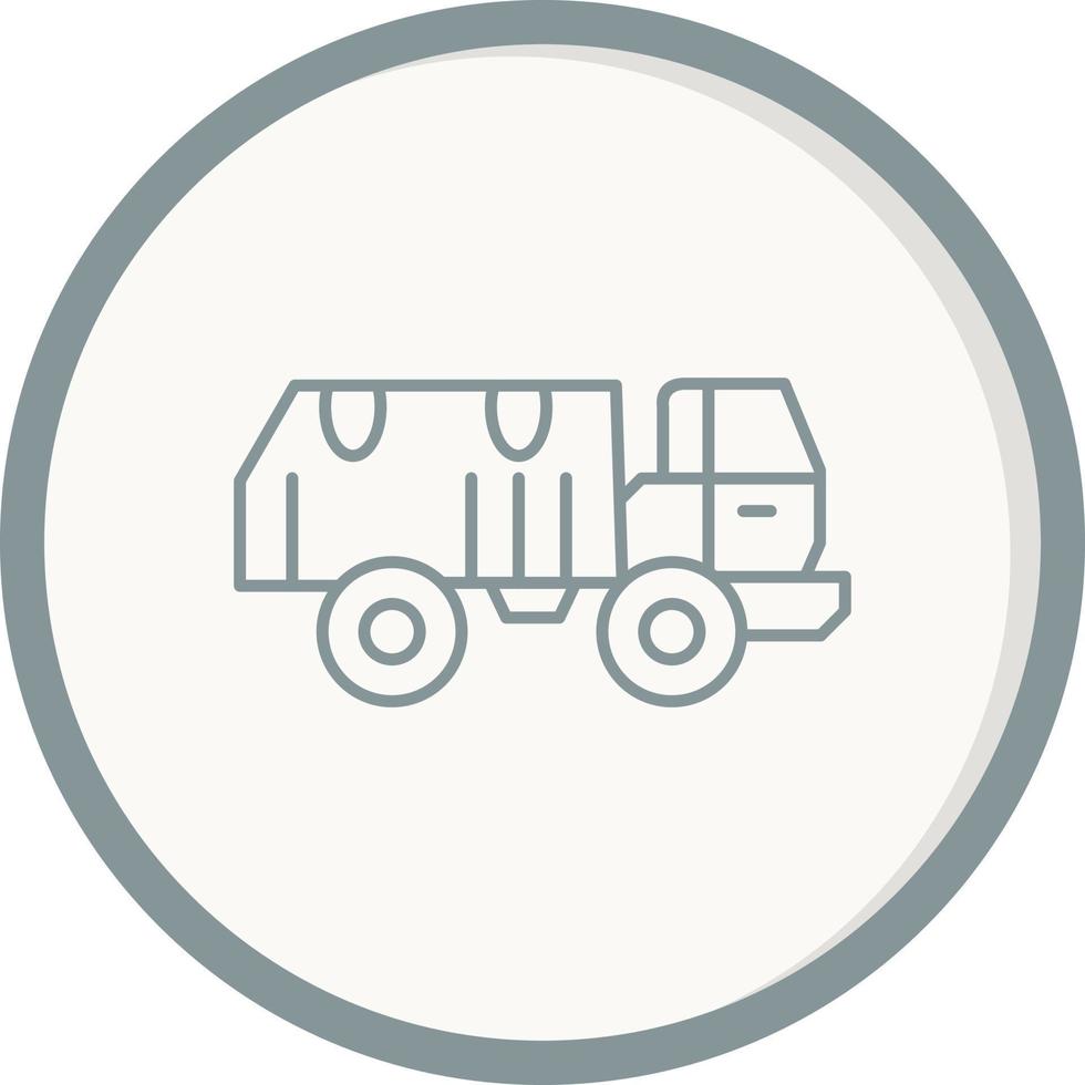 Military Truck Vector Icon