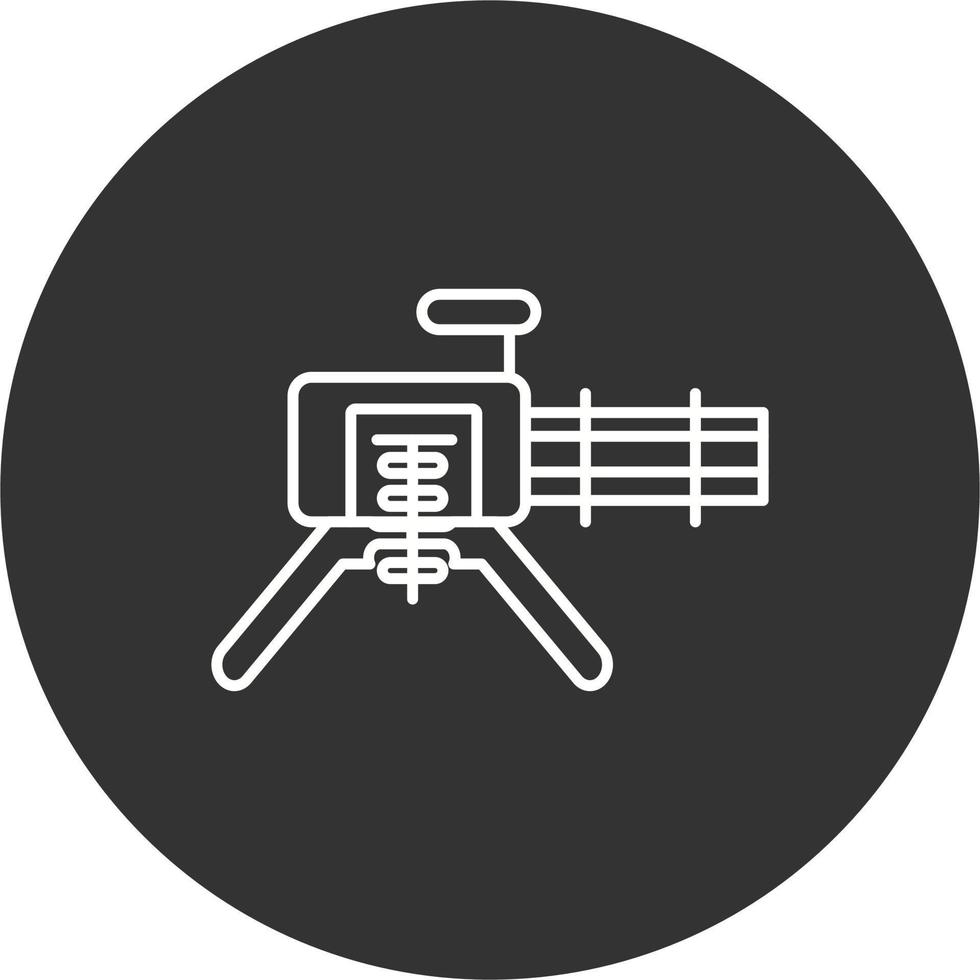 Machine Gun Vector Icon