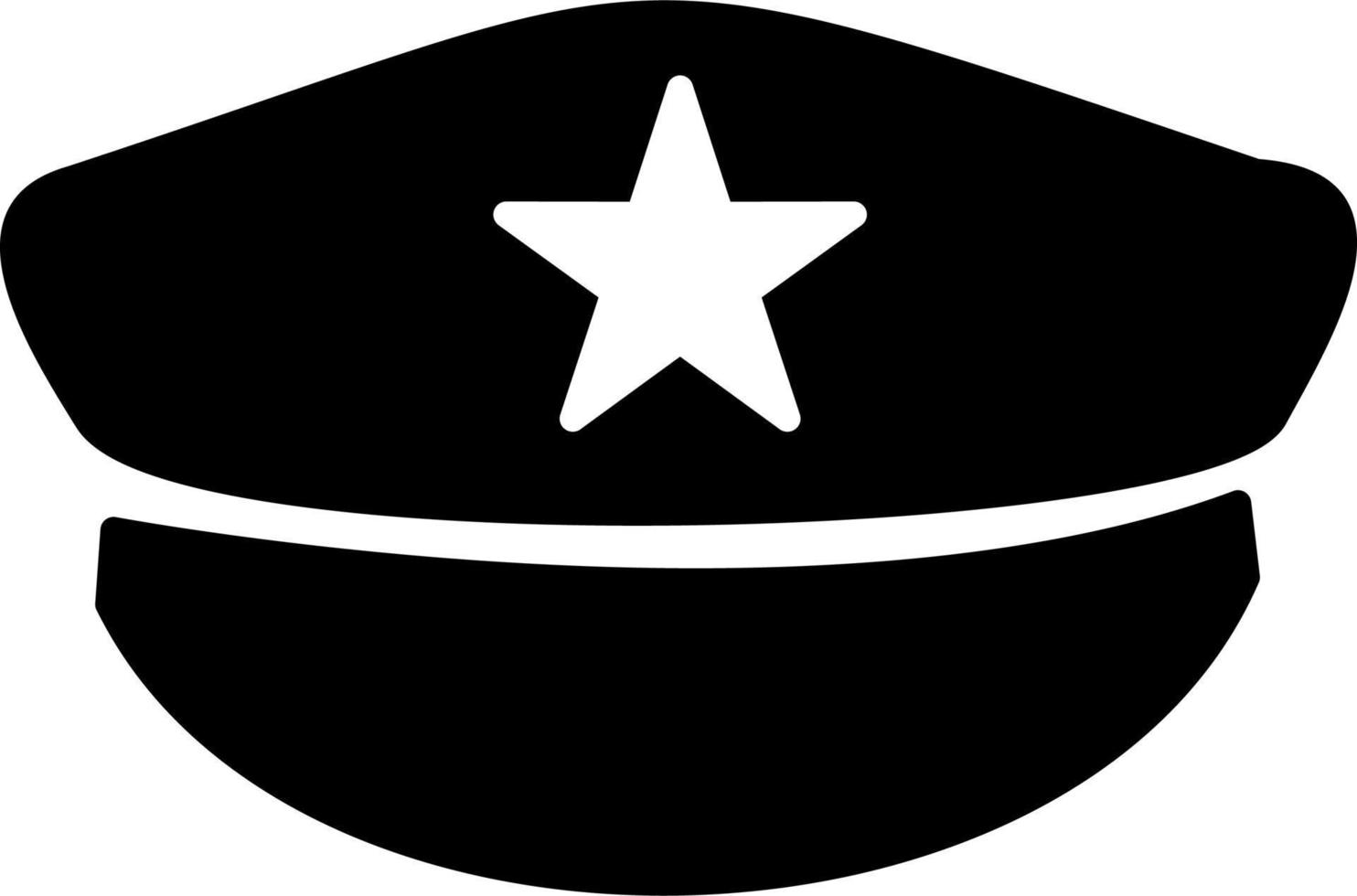Police Hat Vector Icon