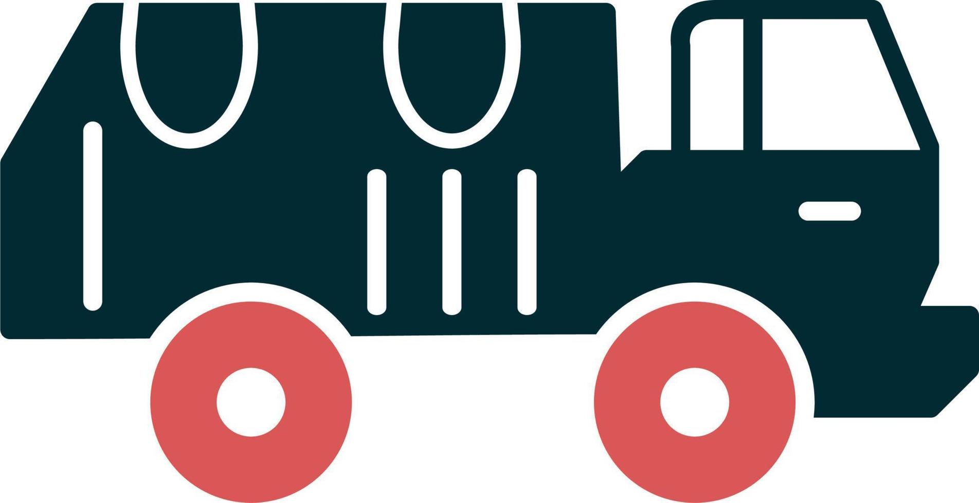 Military Truck Vector Icon