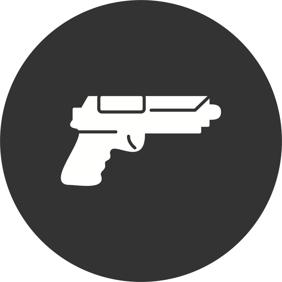 icono de vector de pistola de mano