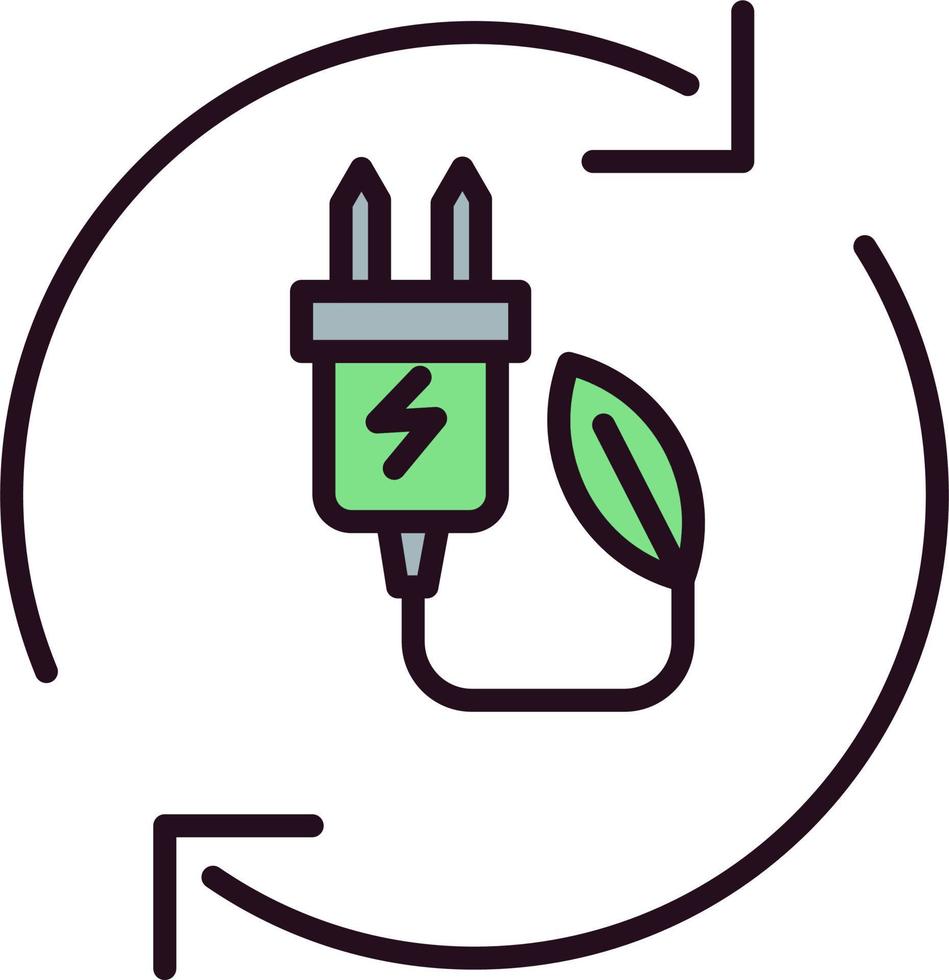 Renewable energy Vector Icon