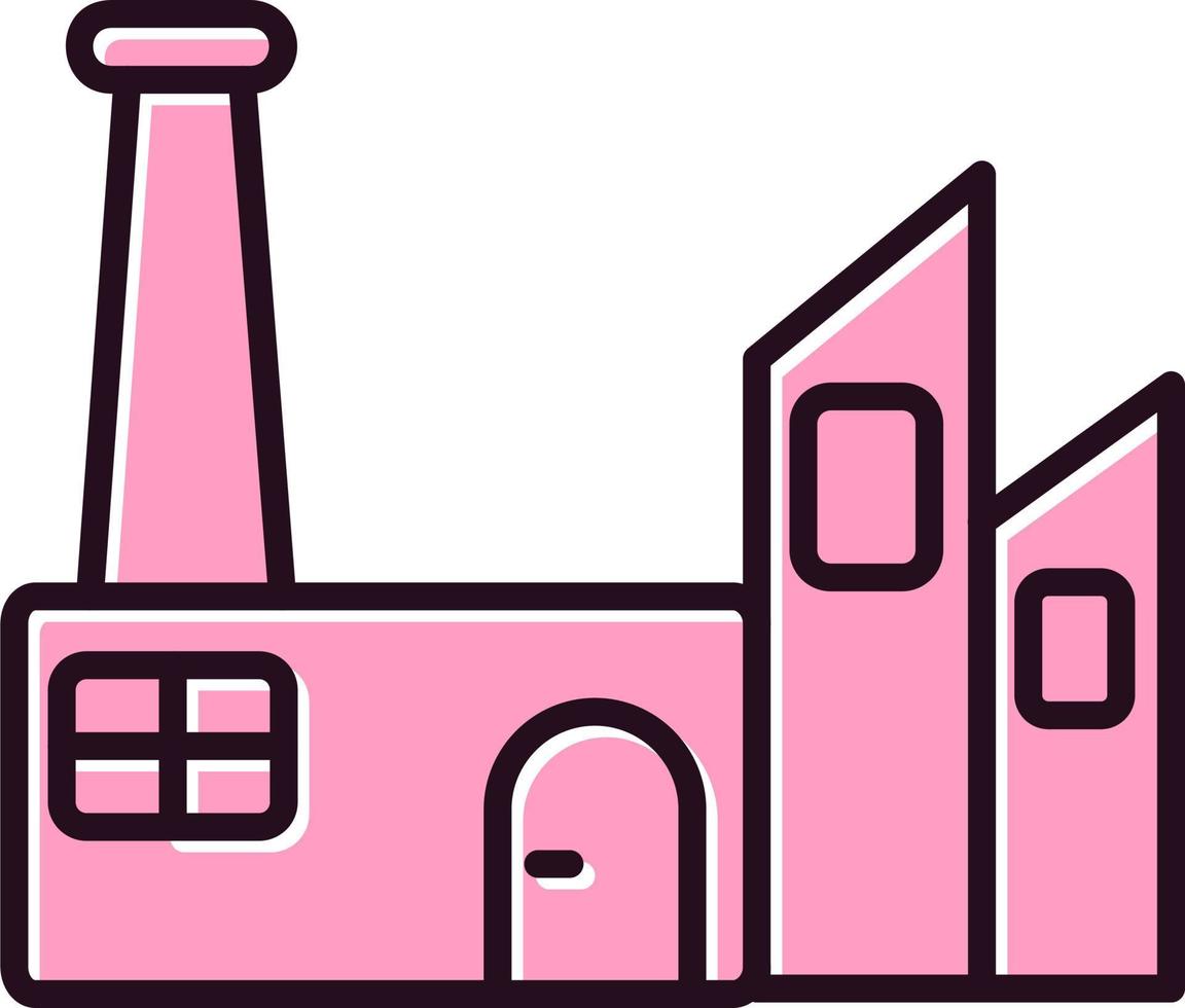 Sustainable factory Vector Icon
