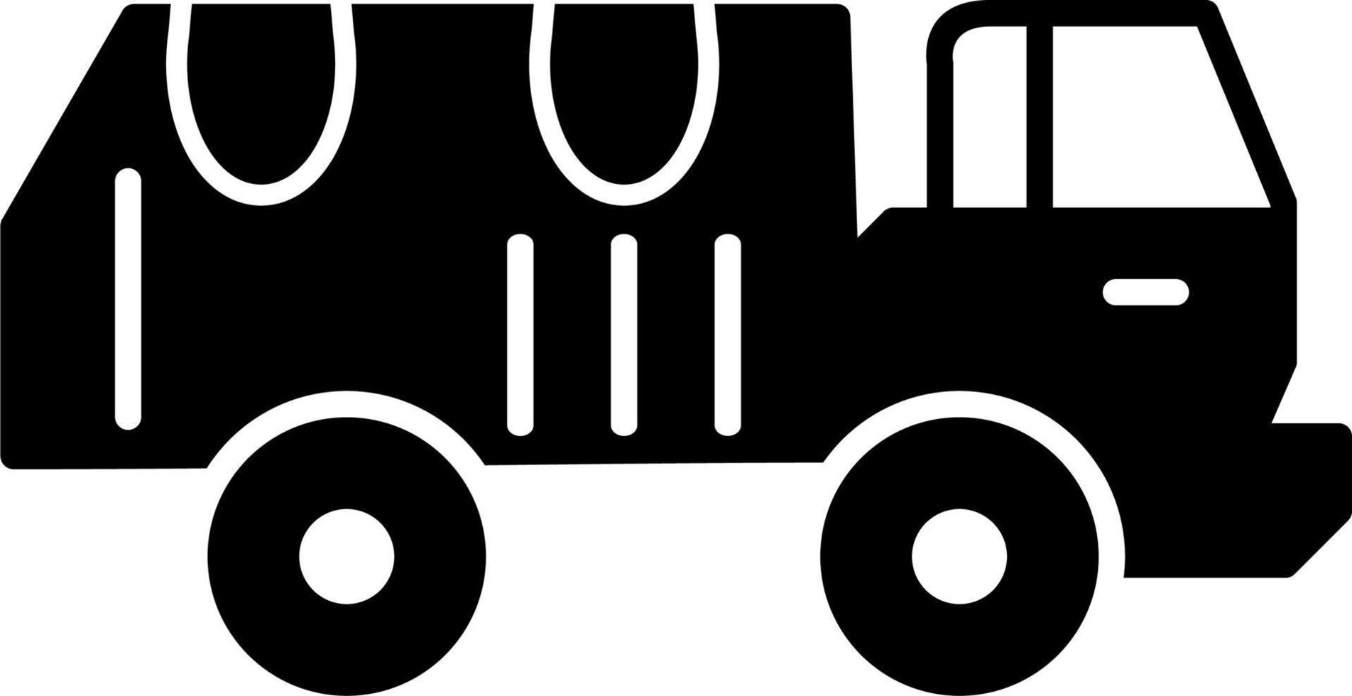 Military Truck Vector Icon