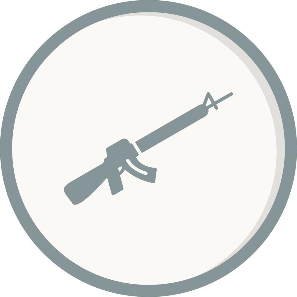 Assault Rifle Vector Icon