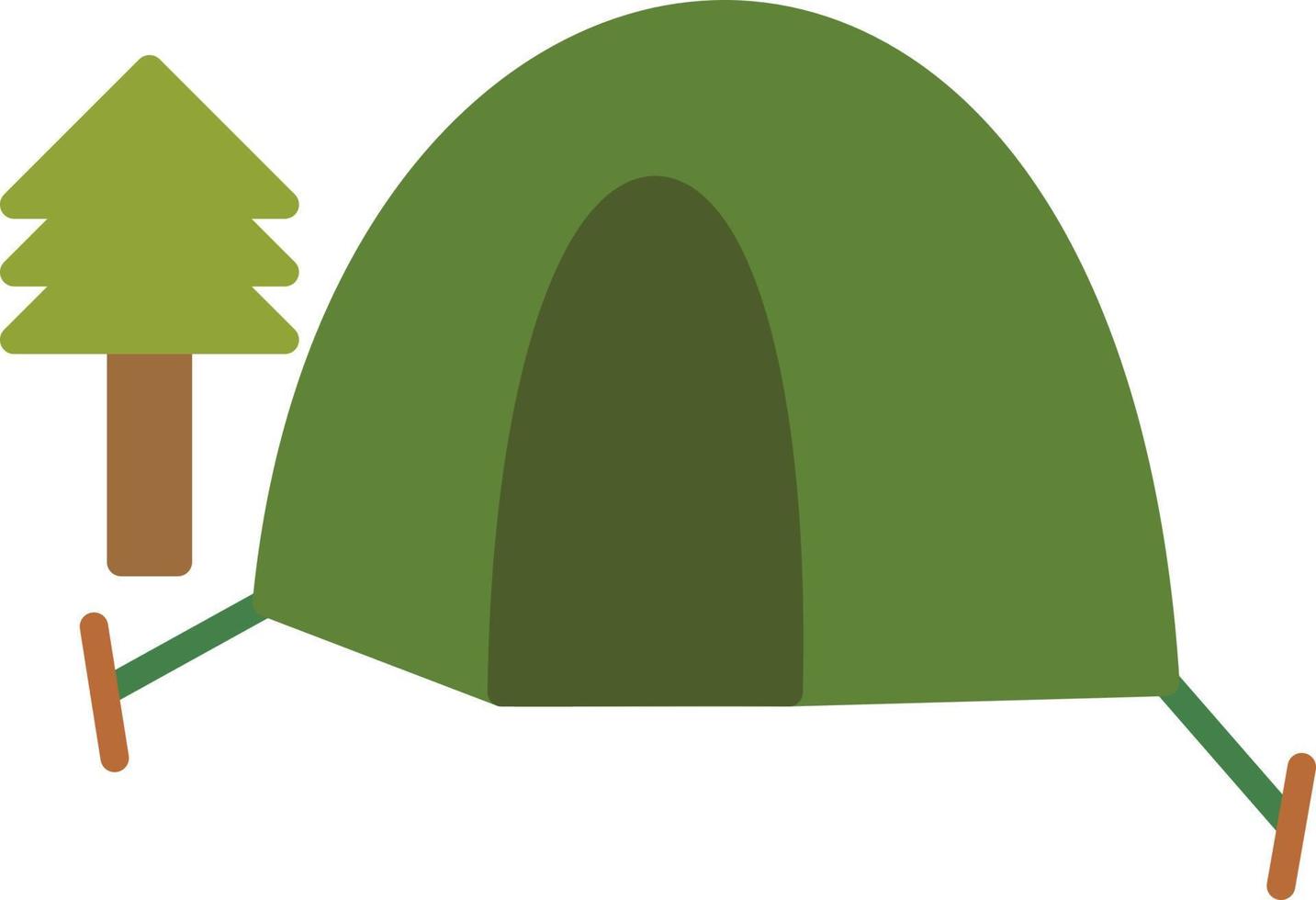 Tent Vector Icon